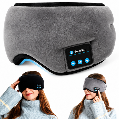 SueñoON™ - Antifaz Bluetooth para Dormir y Meditar Profundamente
