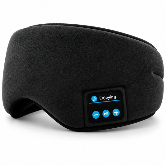 SueñoON™ - Antifaz Bluetooth para Dormir y Meditar Profundamente